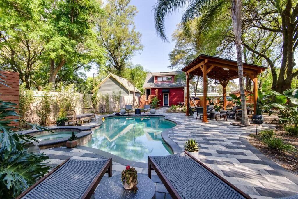 Unique Studio W Pool Spa & Gardens Near Downtown Джаксънвил Екстериор снимка
