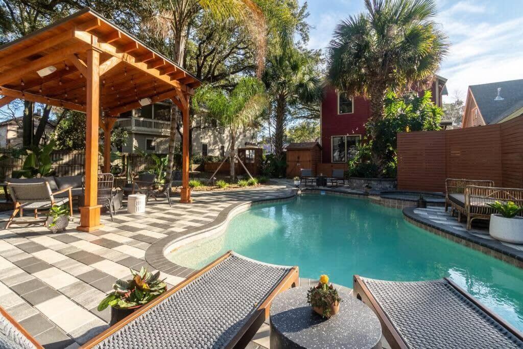 Unique Studio W Pool Spa & Gardens Near Downtown Джаксънвил Екстериор снимка